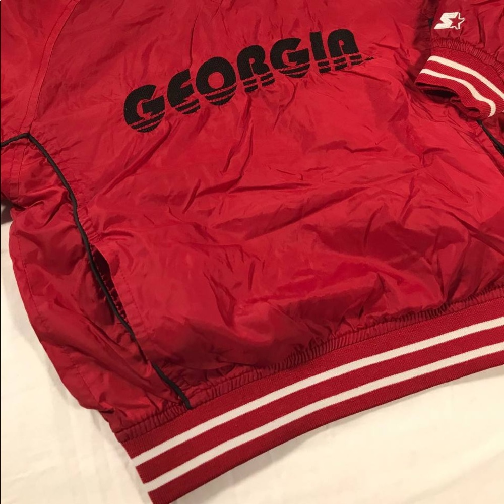 Kids’ Starter Georgia Bulldogs Pullover Jacket Size Small - Picture 3 of 6